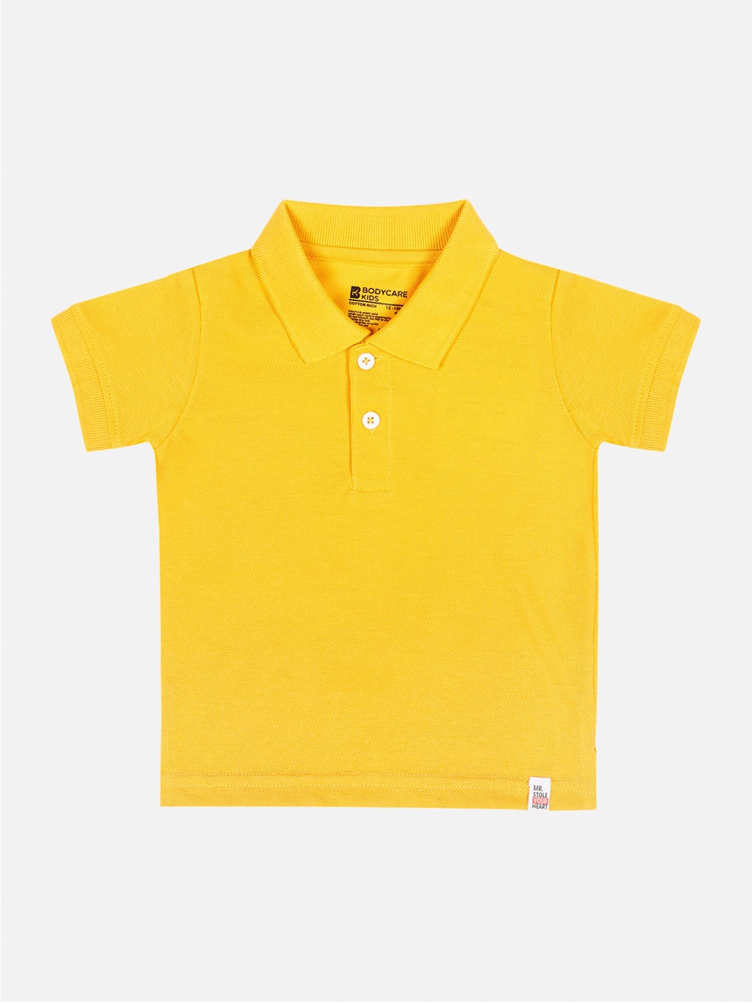 

Bodycare Infant Boys Polo Collar Cotton T-shirt, Yellow