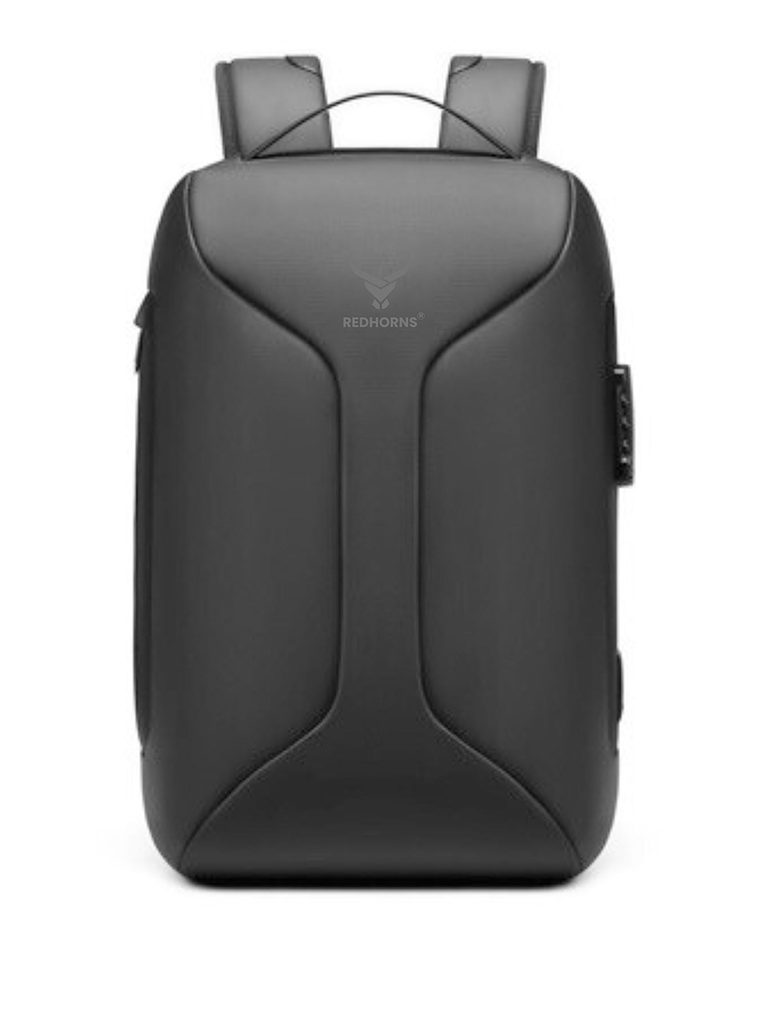

REDHORNS Unisex Backpack Bag Up to 15 inch, Black