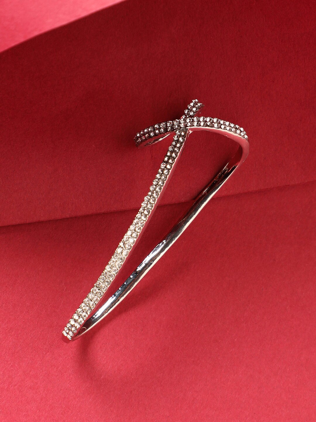 

DressBerry Gold-Plated Stone Studded Enchantment Finger Ring