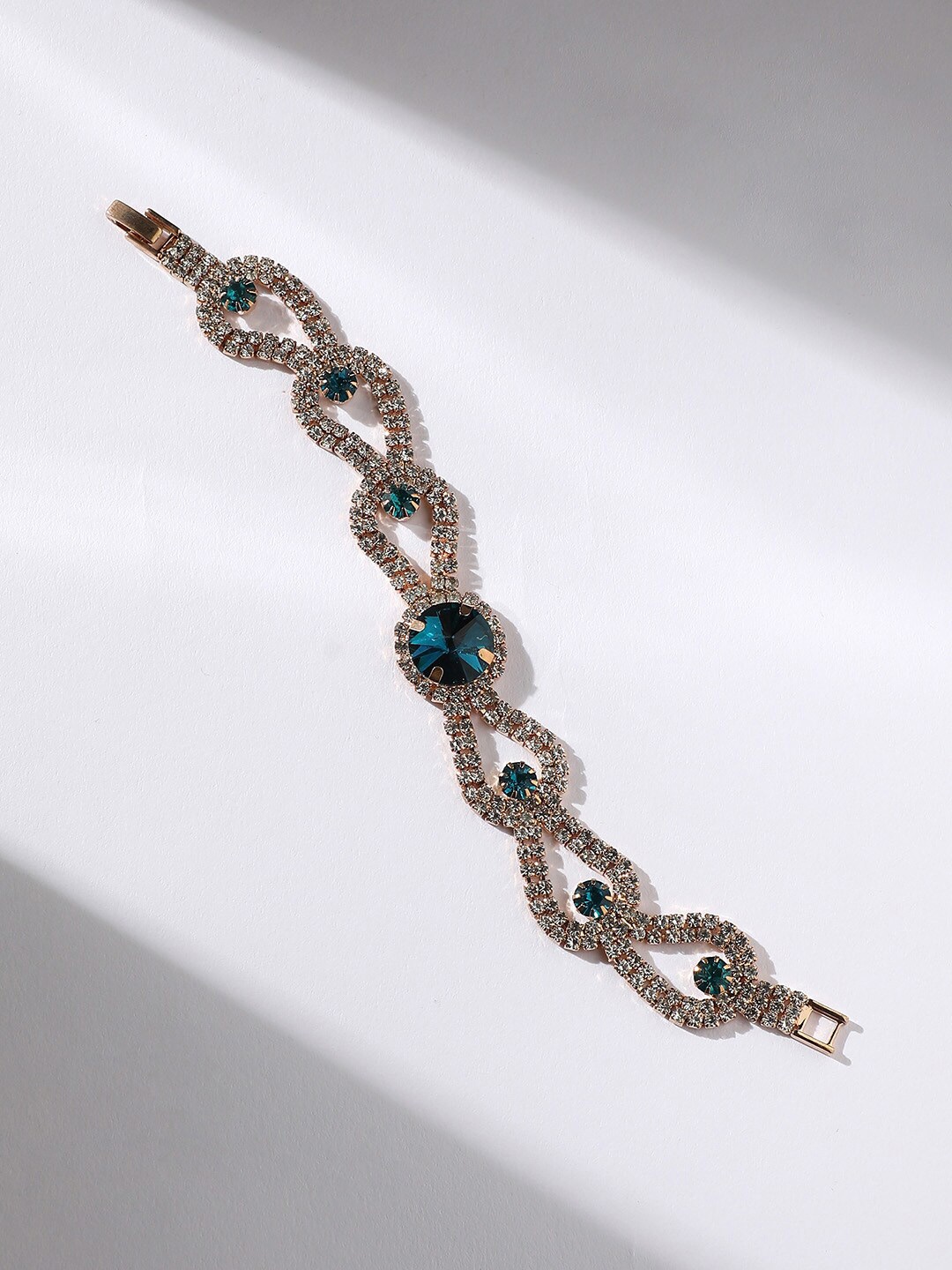

DressBerry Gold-Toned Gold-Plated Charm Bracelet