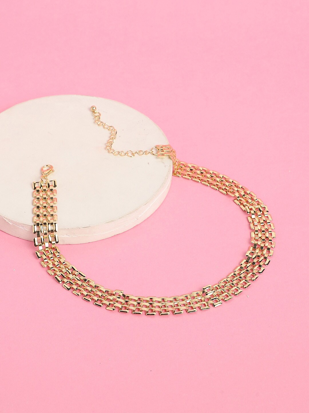 

DressBerry Gold-Plated Statement Necklace