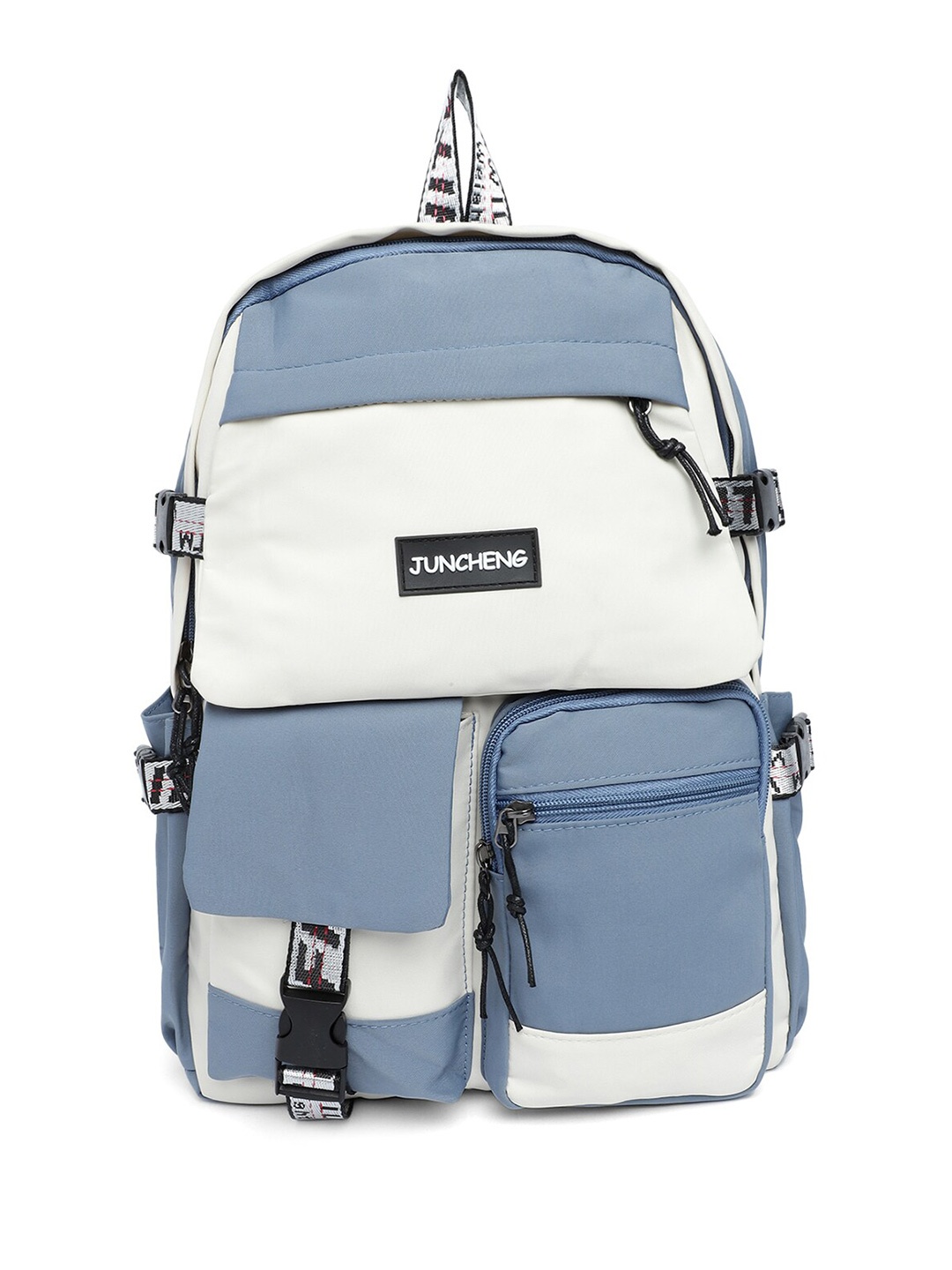 

Kids On Board Kids Colourblocked Backpack -Up to 15 inch, Blue