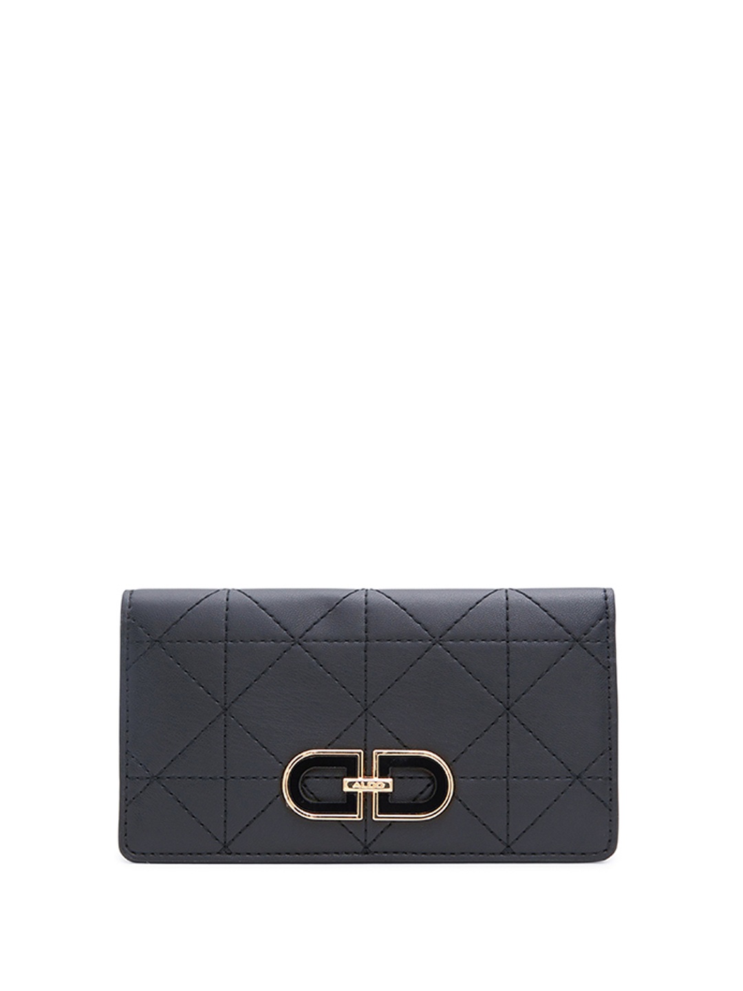 

ALDO Women Two Fold Wallet, Black