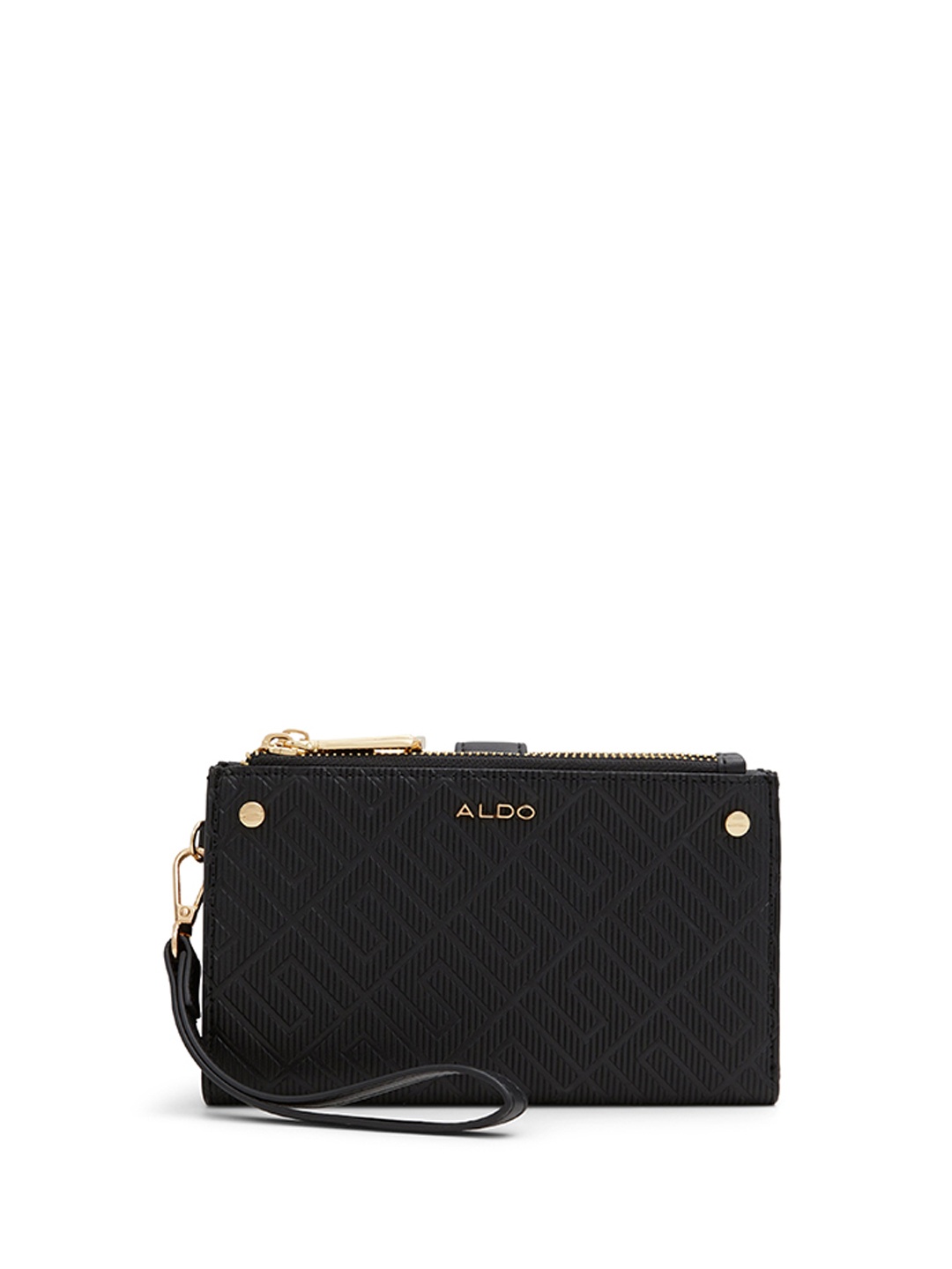 

ALDO Women Two Fold Wallet, Black