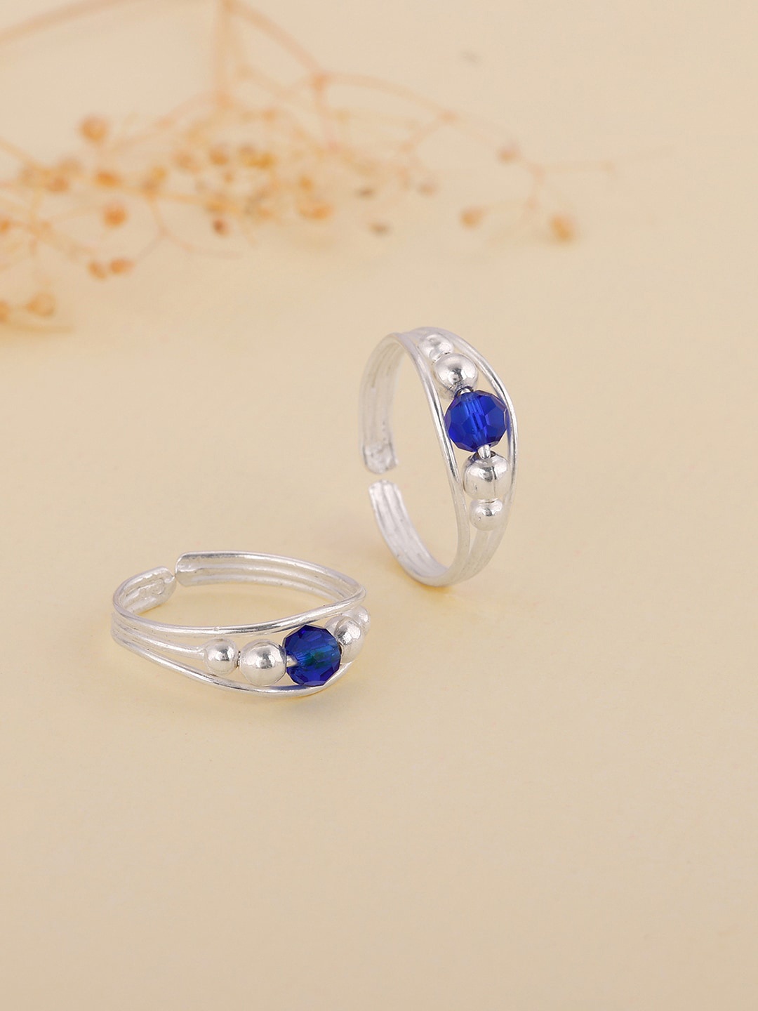 

GIVA 925 Sterling Silver Rhodium-Plated Toe Rings