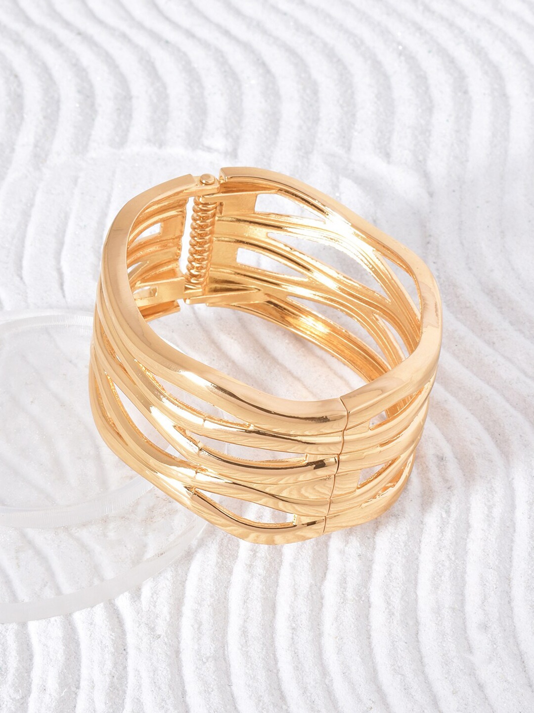 

JOKER & WITCH Women Gold-Plated Cuff Bracelet