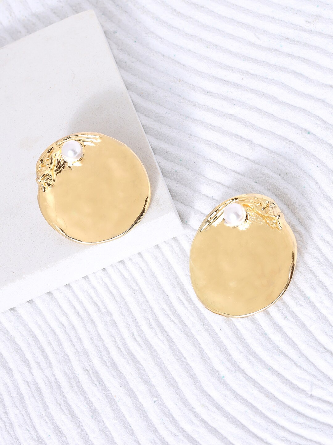 

JOKER & WITCH Gold-Plated Contemporary Drop Earrings
