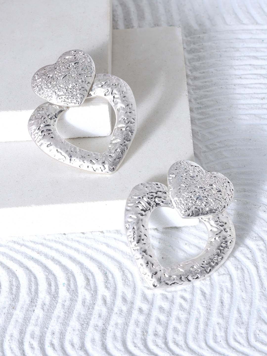

JOKER & WITCH Thalia Silver-Plated Contemporary Studs Earrings