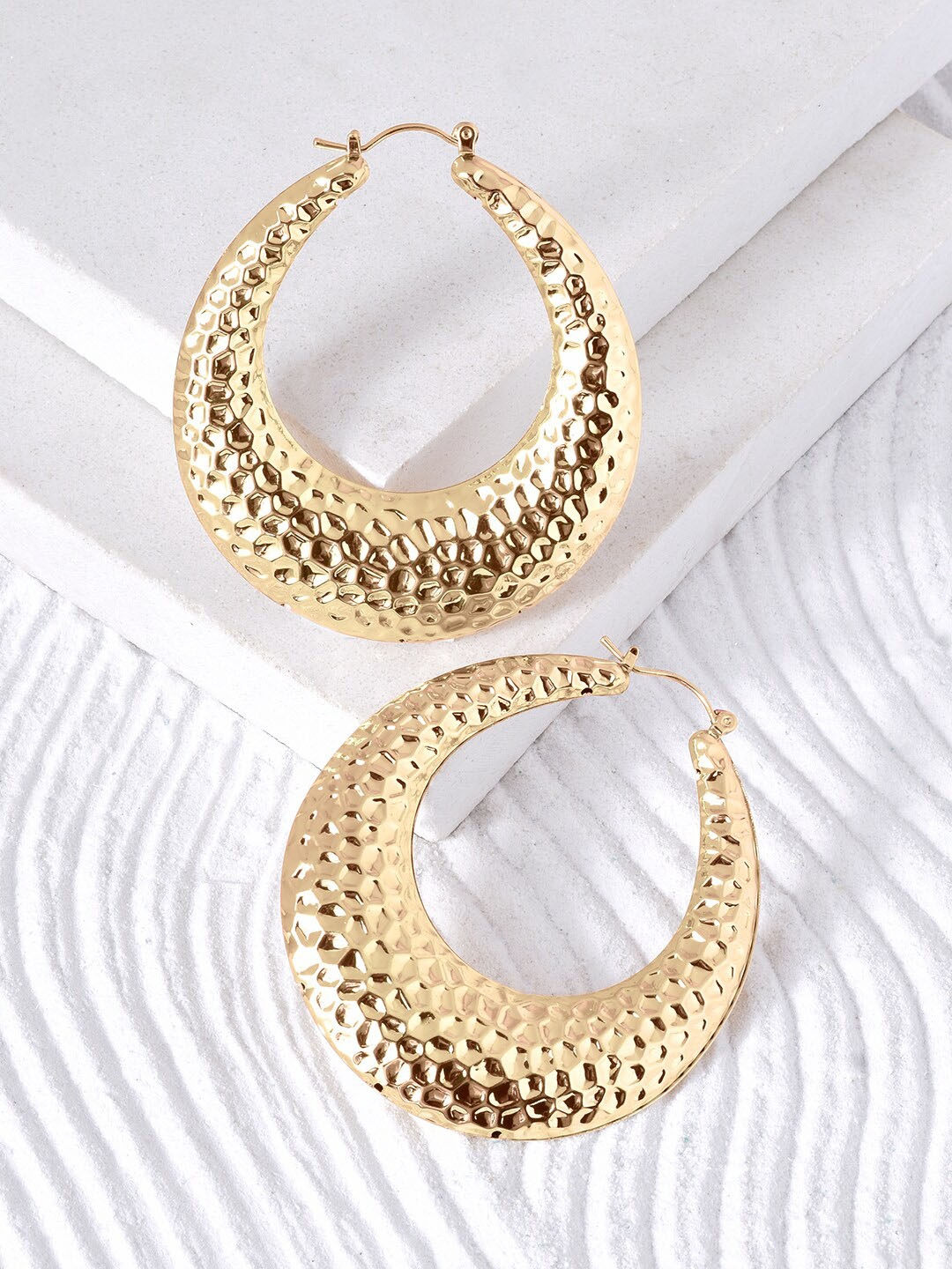 

JOKER & WITCH Gold Plated Hoop Earrings