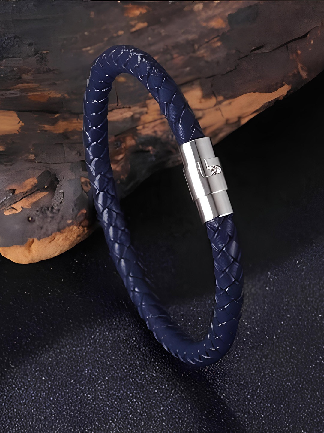 

KARISHMA KREATIONS Unisex Leather Wraparound Bracelet, Black