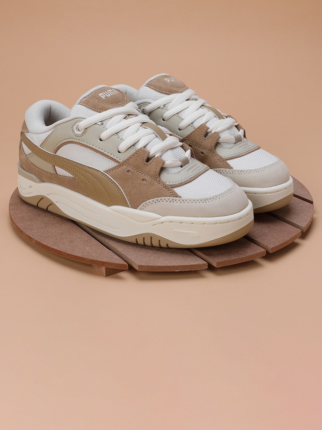 

PUMA-180 Unisex Sneakers, Beige