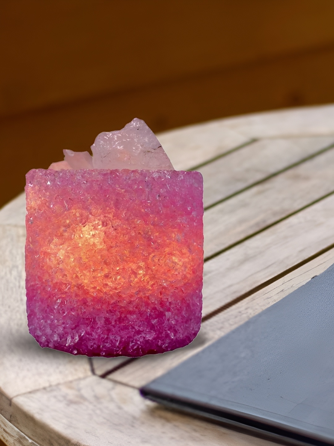 

Kookee Pink Crystal Aroma Oil Electric Diffuser With Essential Oil 10ml