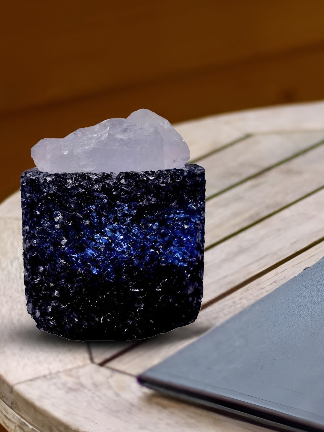 

Kookee Black Crystal Aroma Oil Electric Diffuser With Essential Oil 10ml