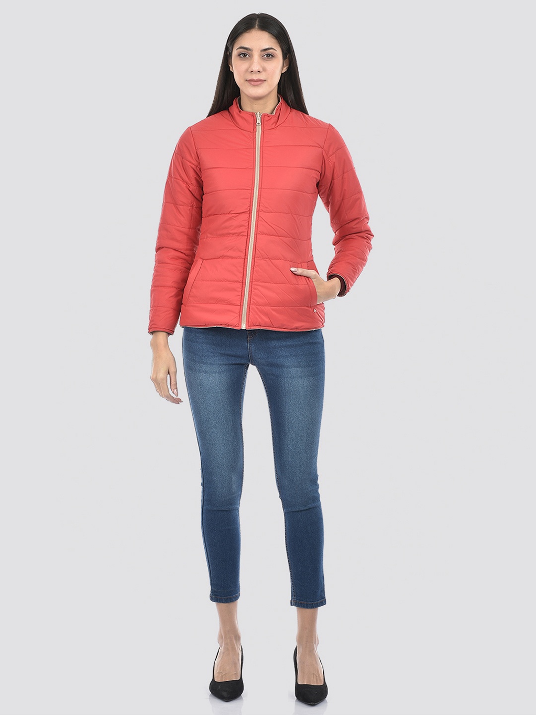 

Numero Uno Reversible Puffer Jacket, Red