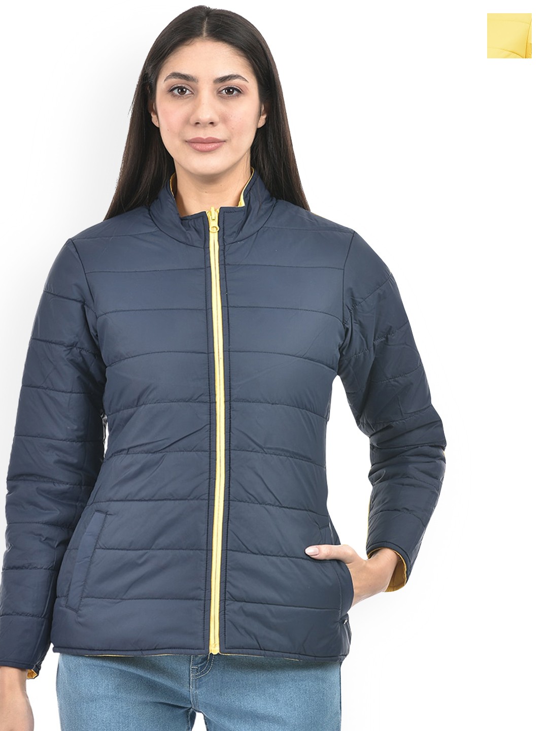

Numero Uno Lightweight Reversible Padded Jacket, Blue