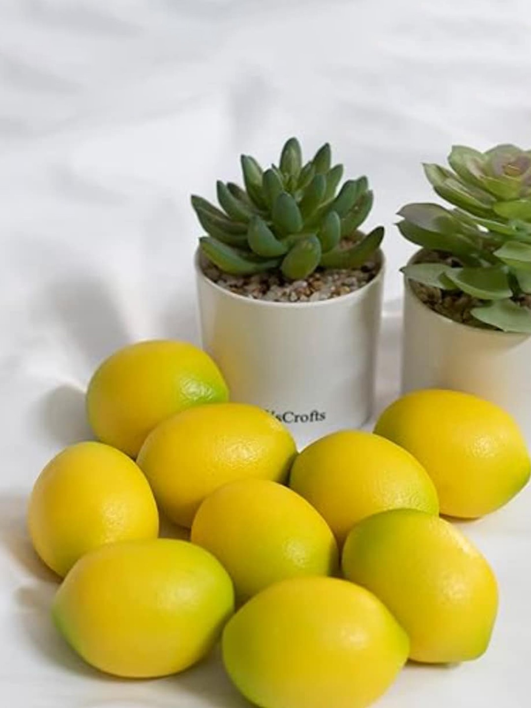 

Babymoon Infants Set Of 20 Non-Toxic Mini Lemon Baby Photoshoot Props, Yellow