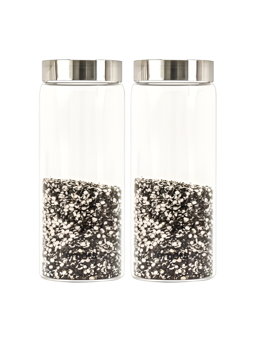 

Femora Transparent 2 Pieces Borosilicate Glass Dishwasher Safe Food Containers 750 ml Each