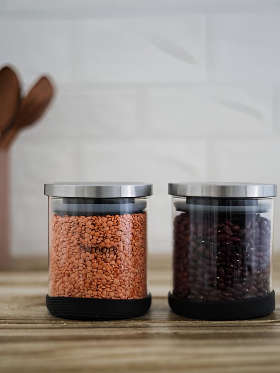 

Femora Transparent 2 Pieces Borosilicate Glass Dishwasher Safe Food Containers 600 ml Each
