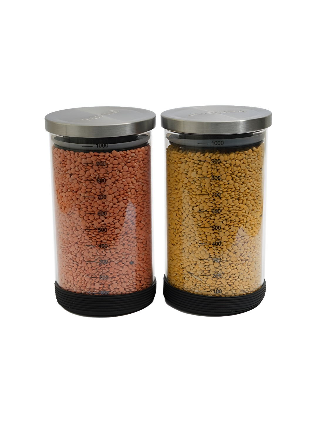 

Femora Transparent 2 Pieces Glass Dishwasher Safe Food Containers 1.3 L Each