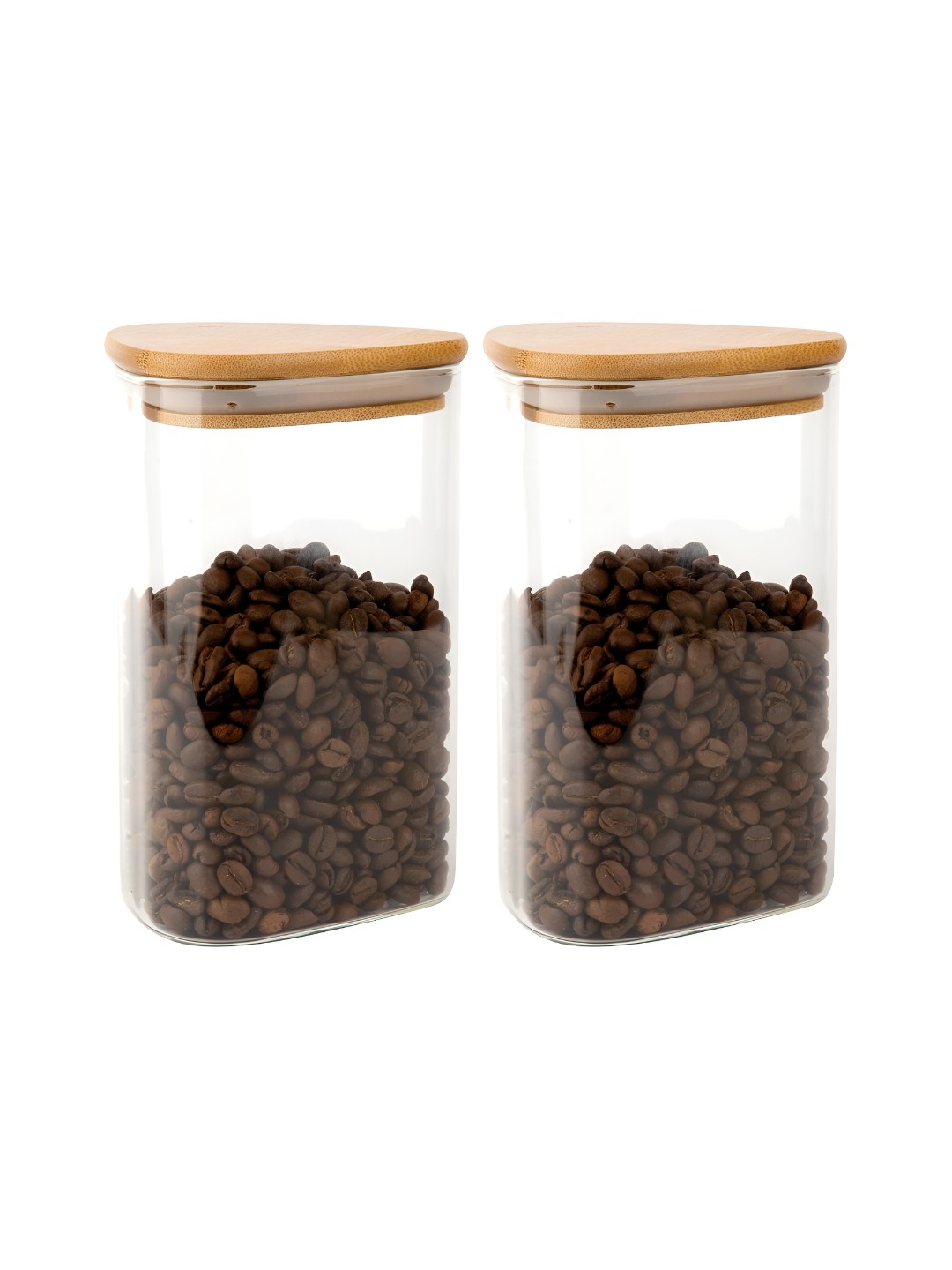 

Femora Transparent 2 Pieces Borosilicate Glass Dishwasher Safe Food Containers 900 ml Each