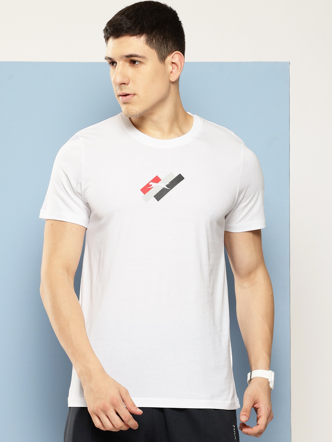 

Slazenger Men Pure Cotton Printed T-shirt, White