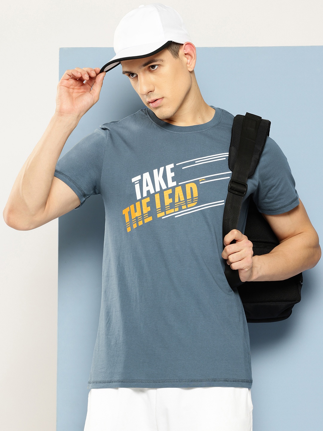 

Slazenger Typography Pure Cotton T-shirt, Grey