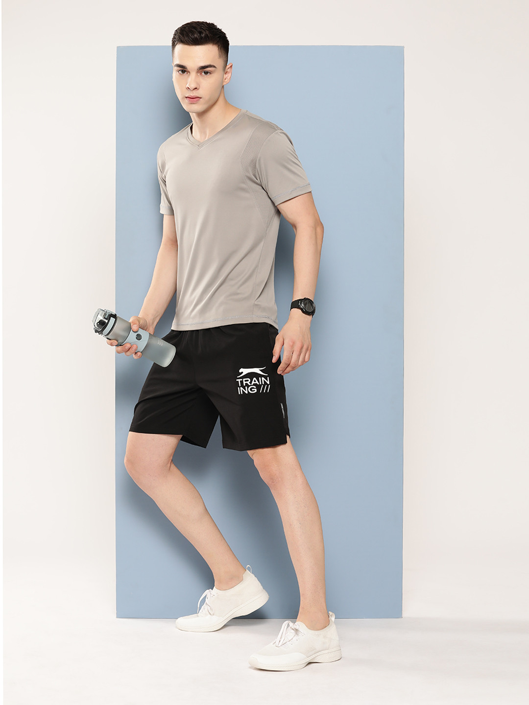 

Slazenger Men Training Ultra-Dry Shorts, Black