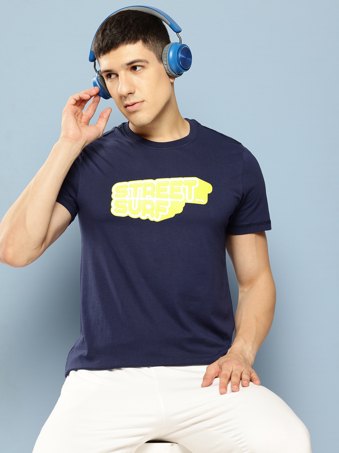 

Slazenger Graphic Printed T-shirt, Navy blue