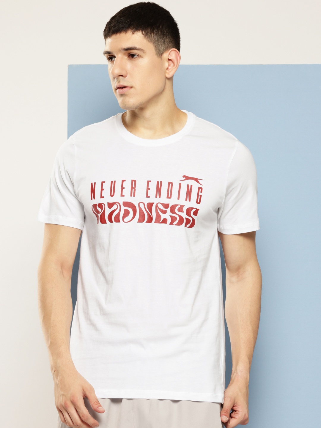

Slazenger Pure Cotton Printed T-shirt, White