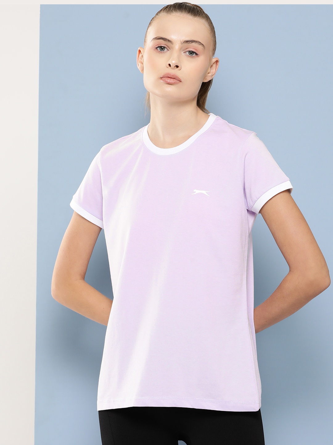 

Slazenger Round Neck Short Sleeves Sports T-shirt, White