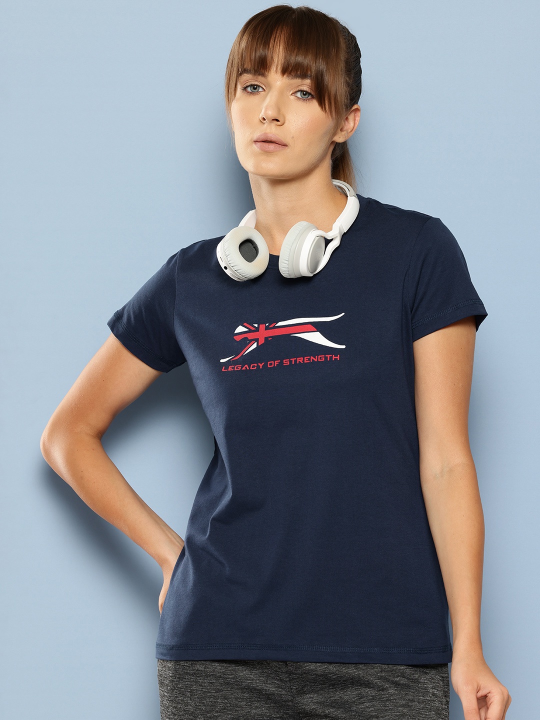 

Slazenger Typography Printed T-shirt, Navy blue
