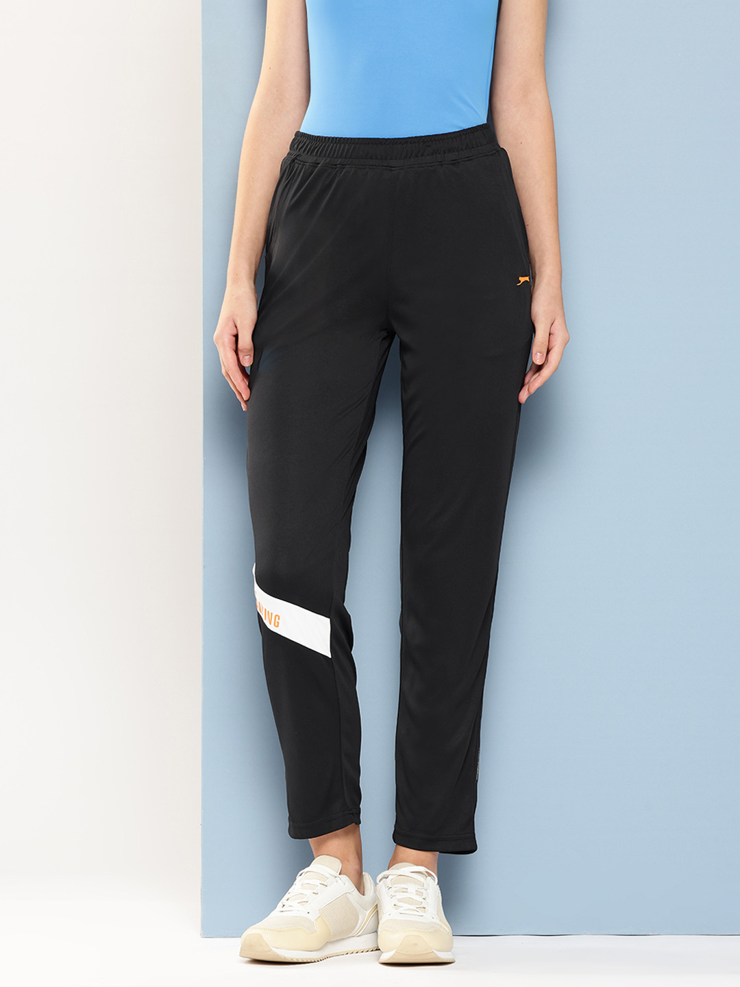

Slazenger Ultra-Dry Trail Running Track Pants, Black