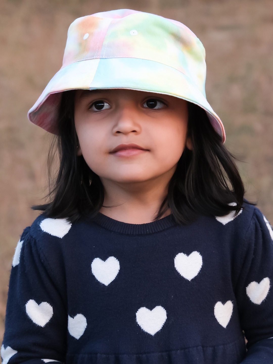 

DukieKooky Kids Unisex Printed Bucket Hat, Pink