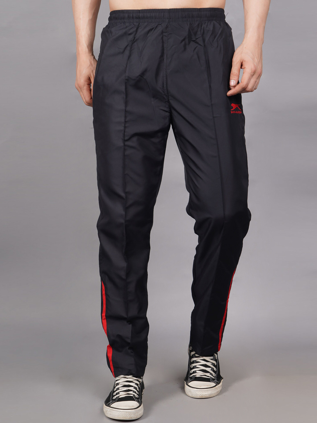 

Shiv Naresh Men Mid-Rise Track Pant, Black
