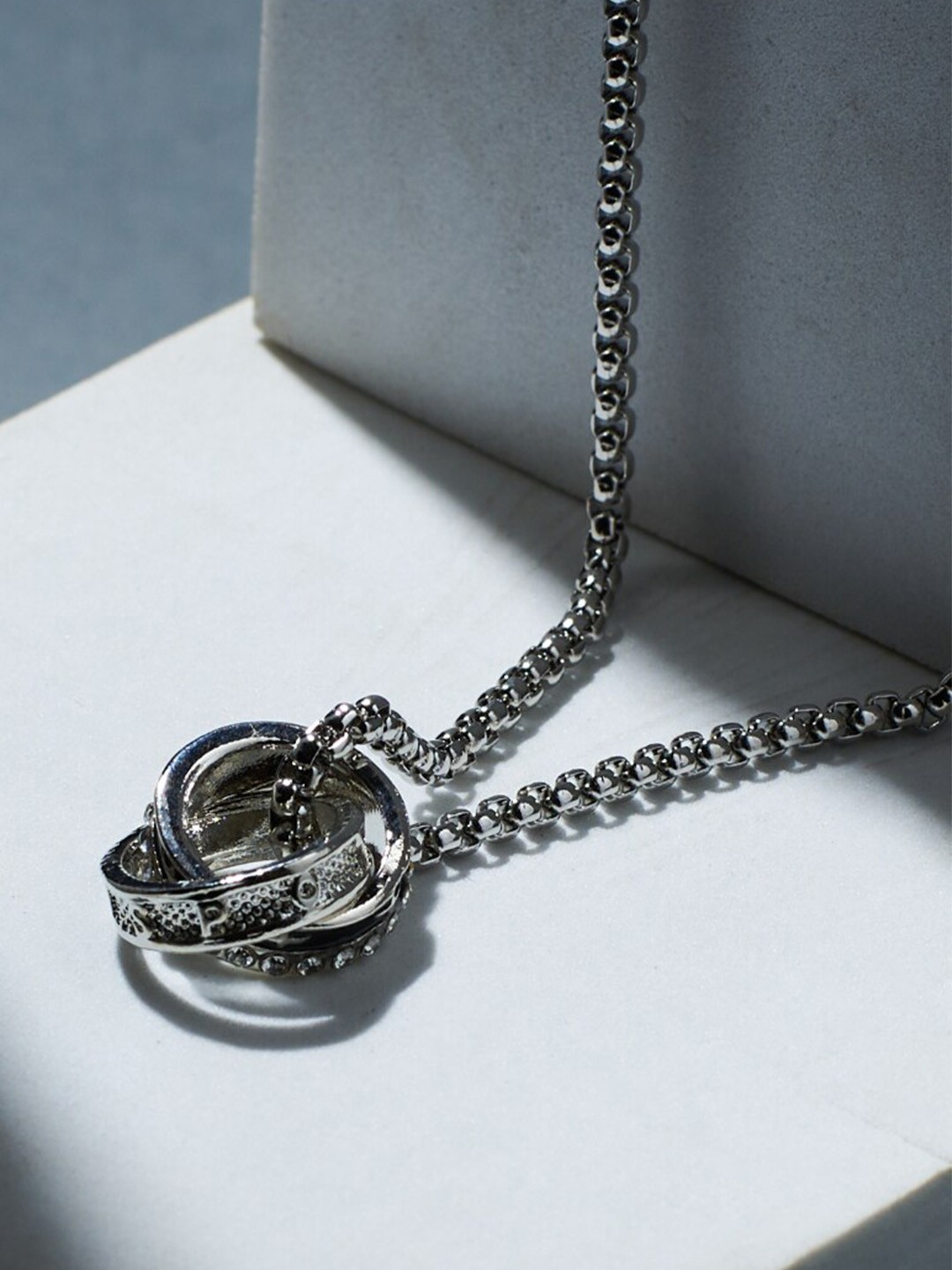 

SALTY Men Stainless Steel Chain, Silver