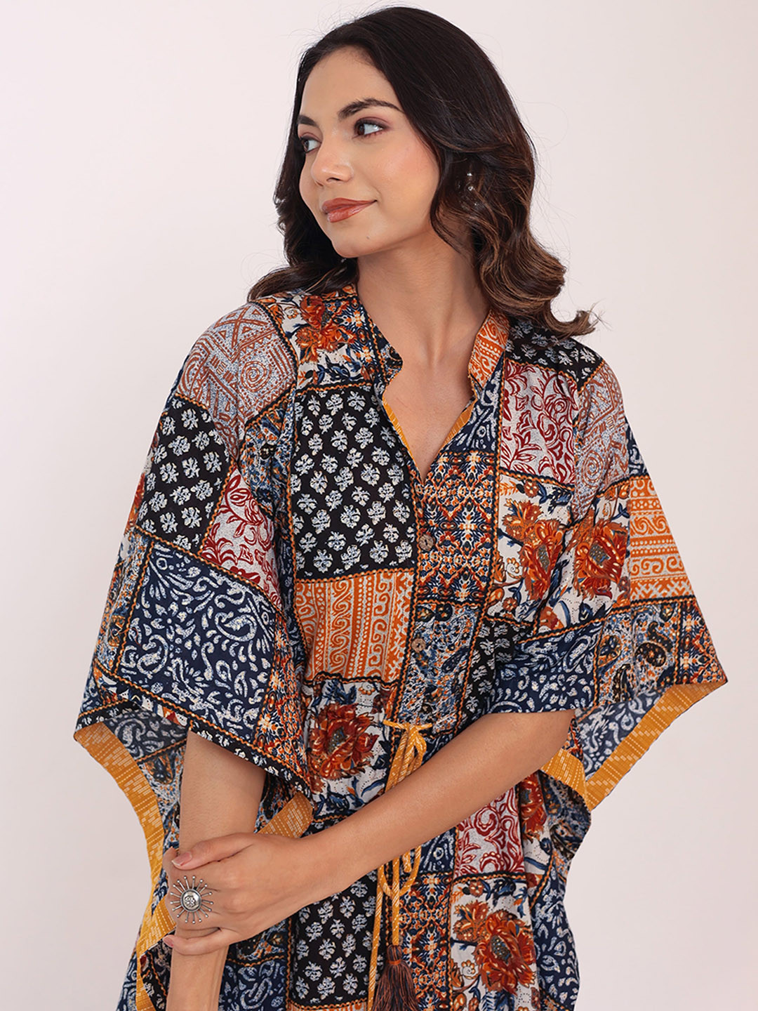 

KAORI BY SHREYA AGARWAL Geometric Printed Kurta, Multi