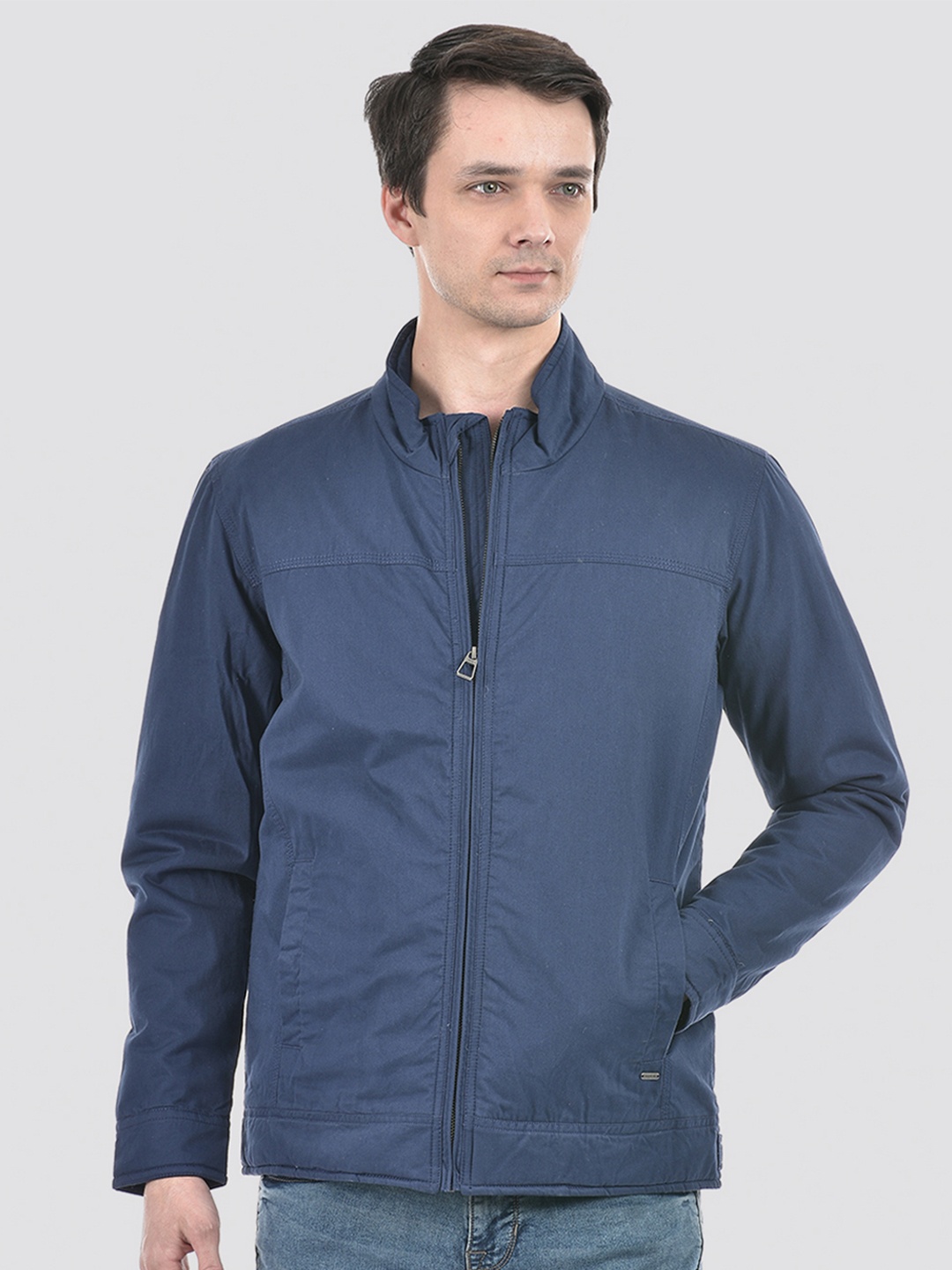

Numero Uno Lightweight Pure Cotton Tailored Jacket, Blue