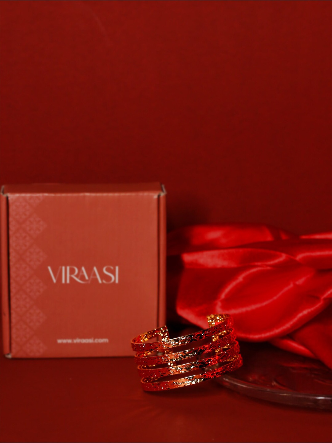 

VIRAASI Gold-Plated Cuff Bracelet