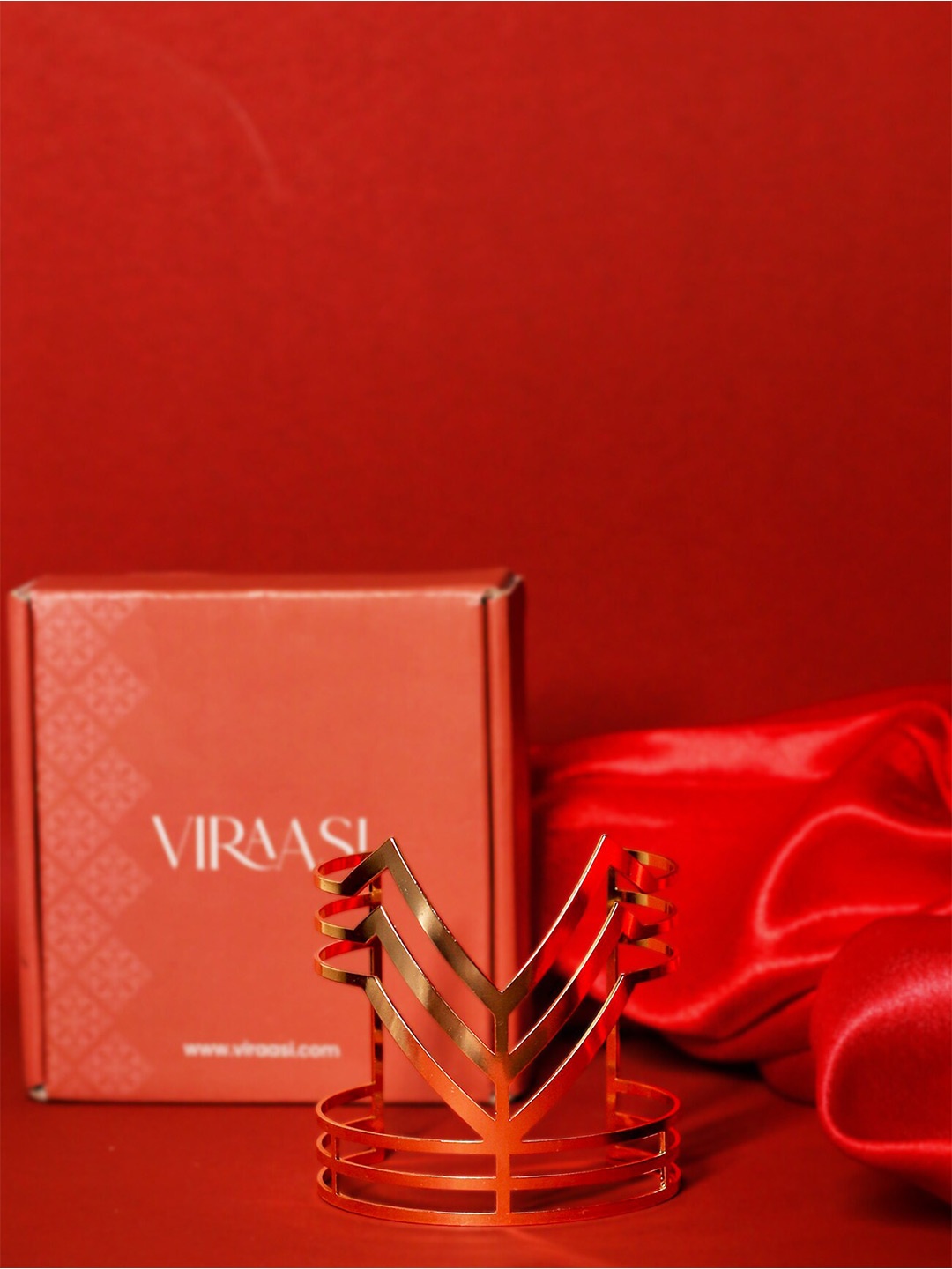 

VIRAASI Gold-Plated Cuff Bracelet