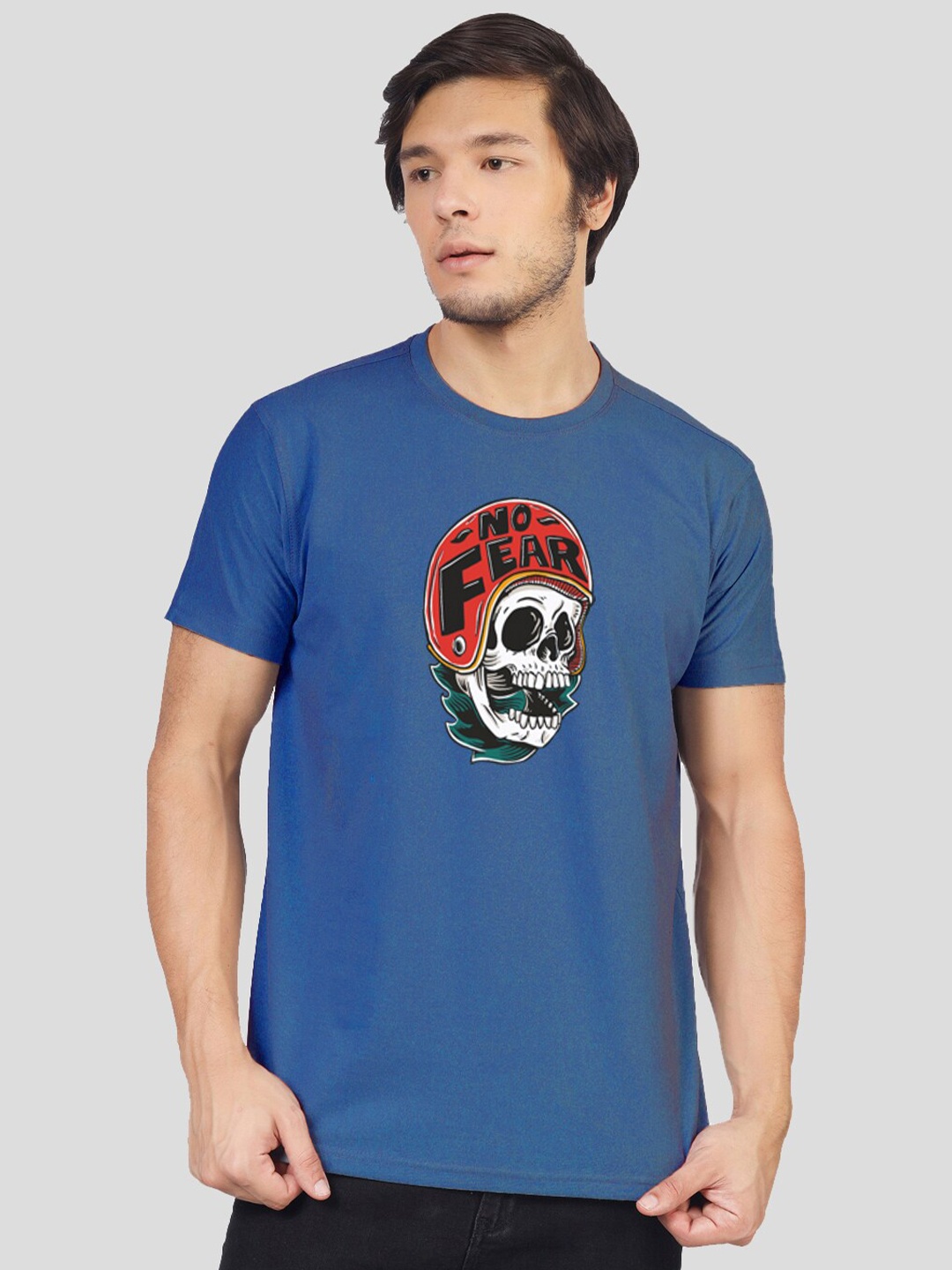 

Greylongg Graphic Printed T-shirt, Blue