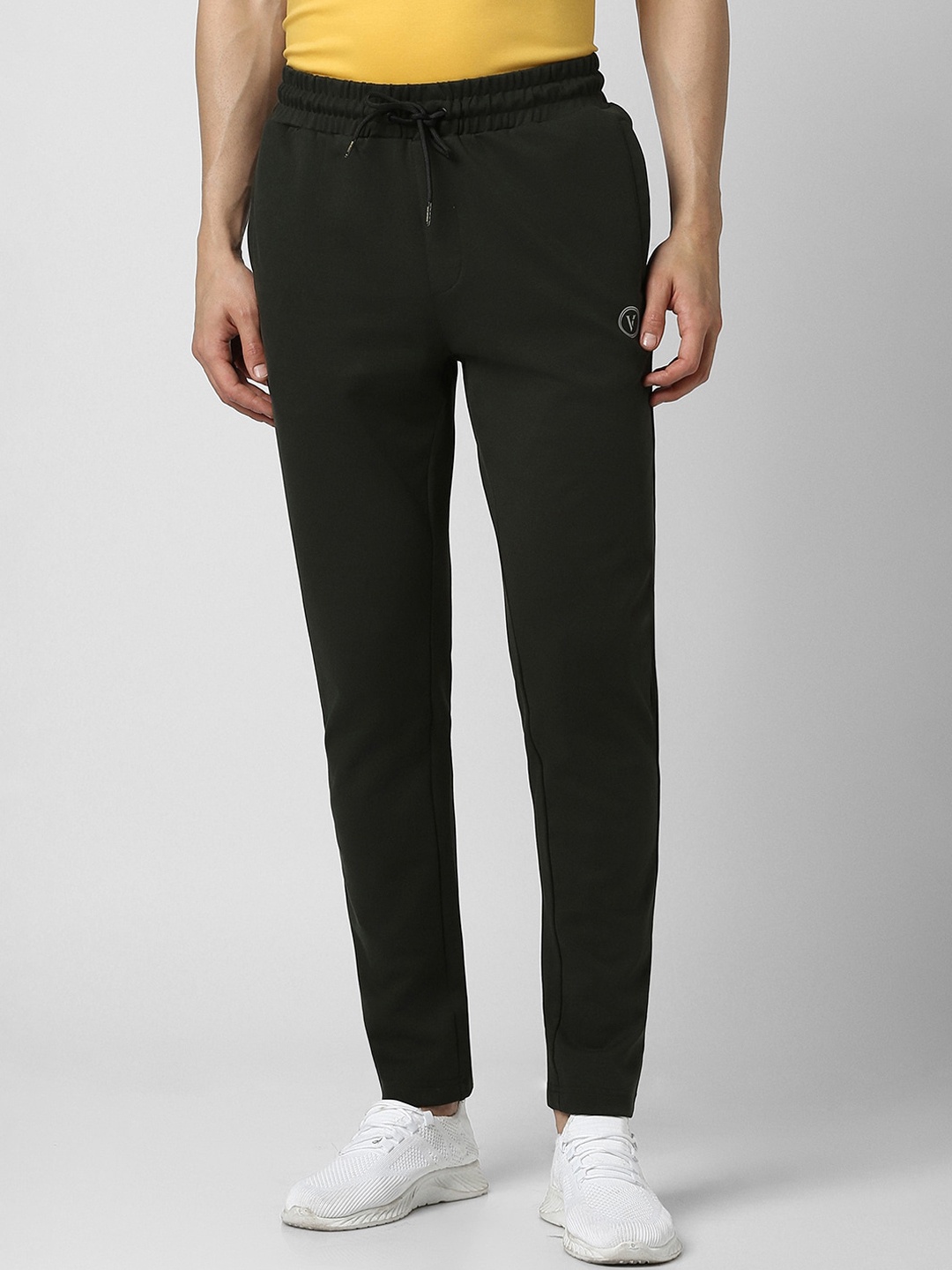 

Van Heusen Flex Men Slim Fit Cotton Track Pants, Green