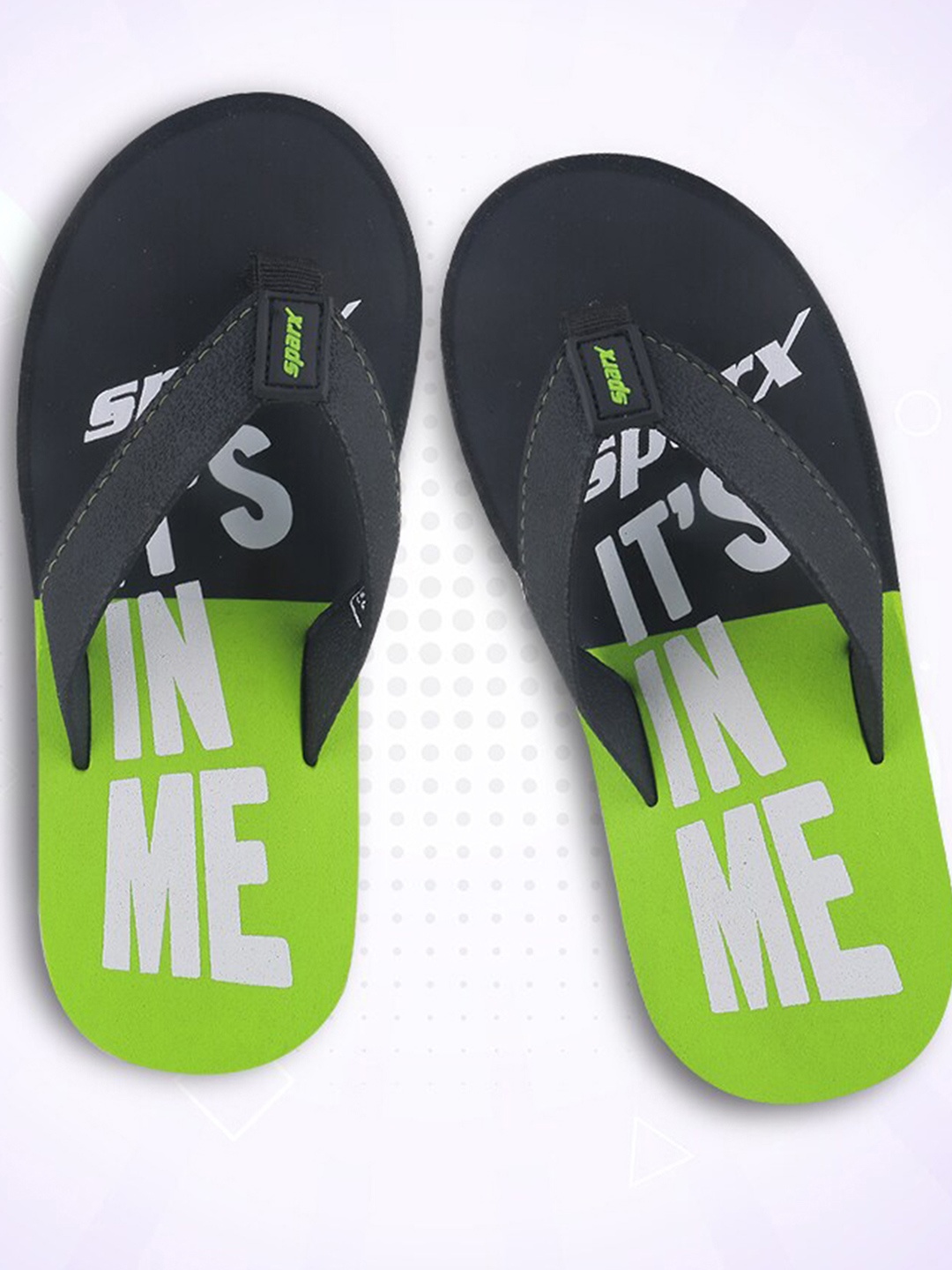 

Sparx Boys Printed Thong Flip-Flops, Black