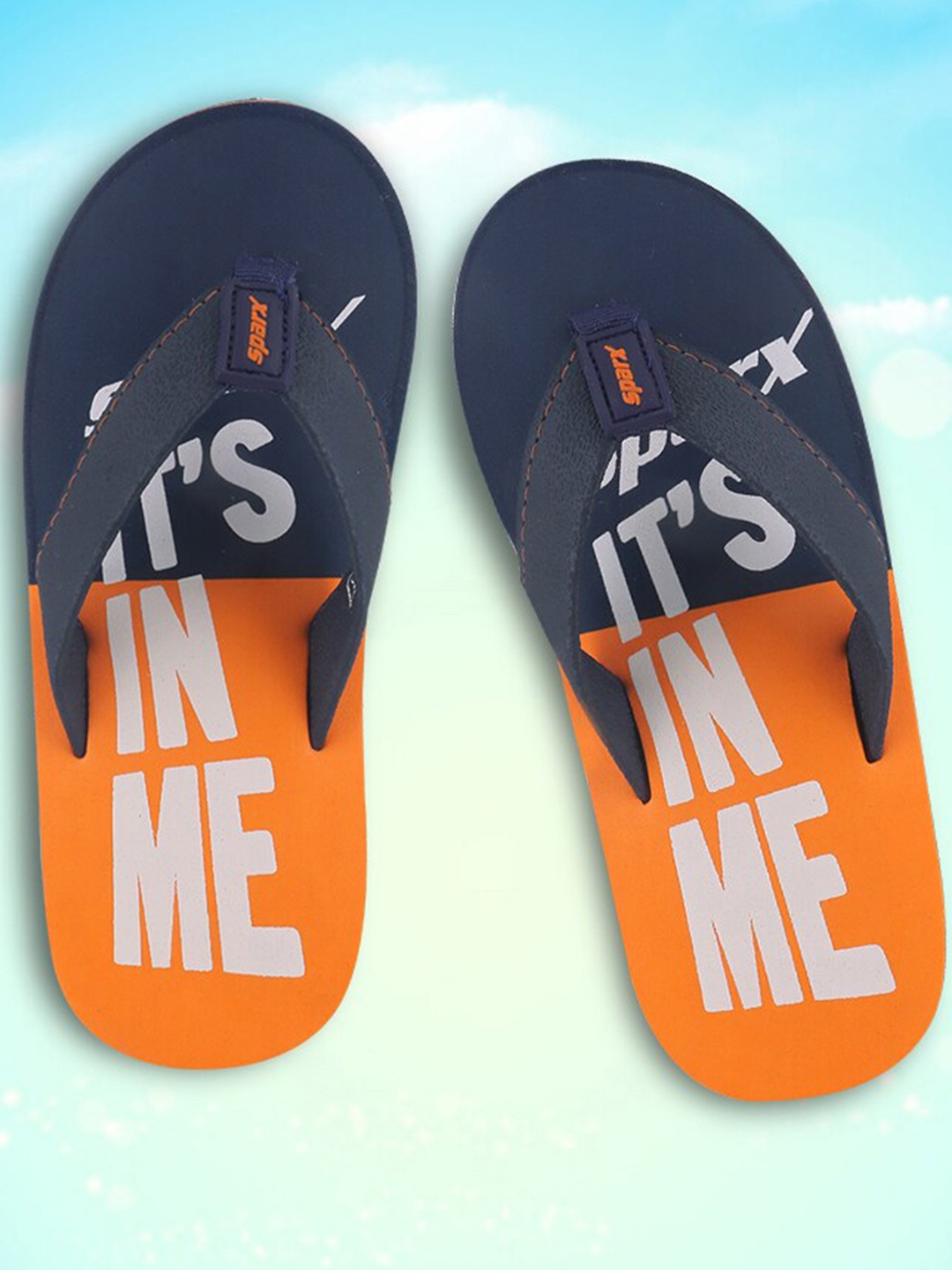 

Sparx Boys Printed Thong Flip-Flops, Black