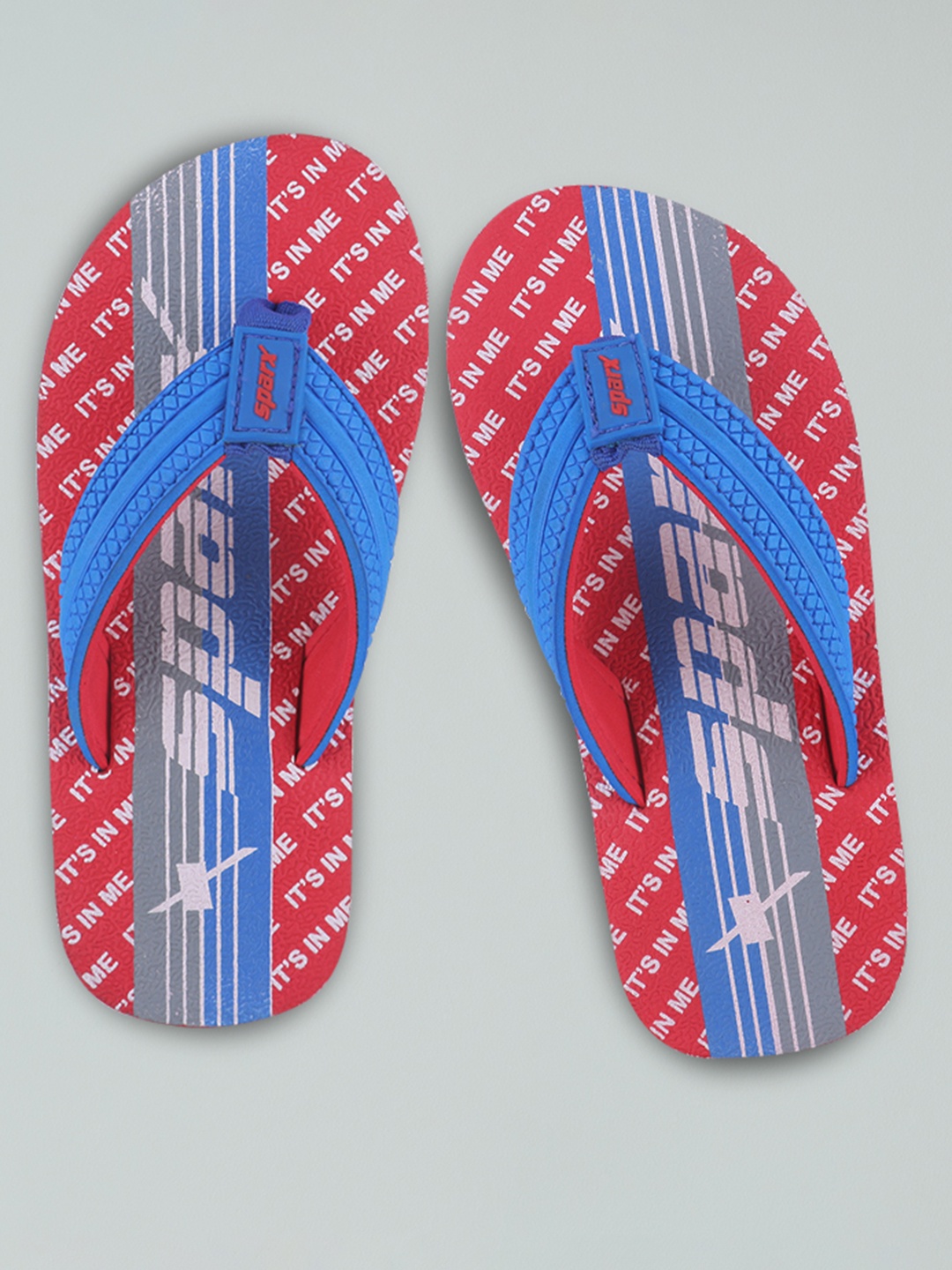 

Sparx Boys Printed Thong Flip-Flops, Red