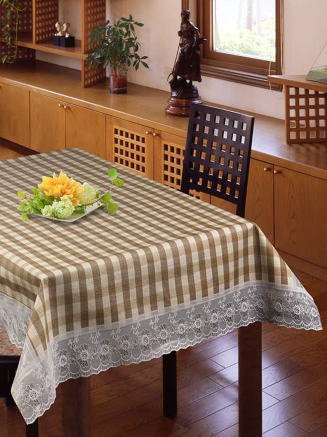 

Freelance Beige Printed Waterproof Crack Resistant 8-Seater Table Cover