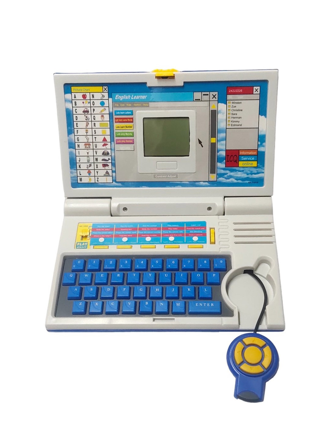 

ADKD Educational Learner Laptop with 20 Fun Activities, White