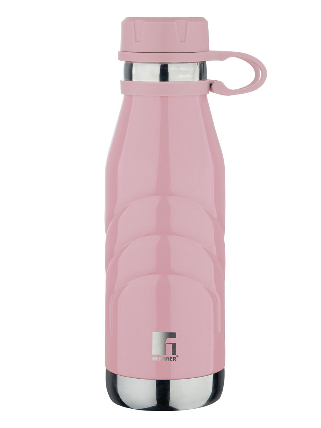 

BERGNER Pink & Silver-Toned Stainless Steel Flask Water Bottle 1 ltr
