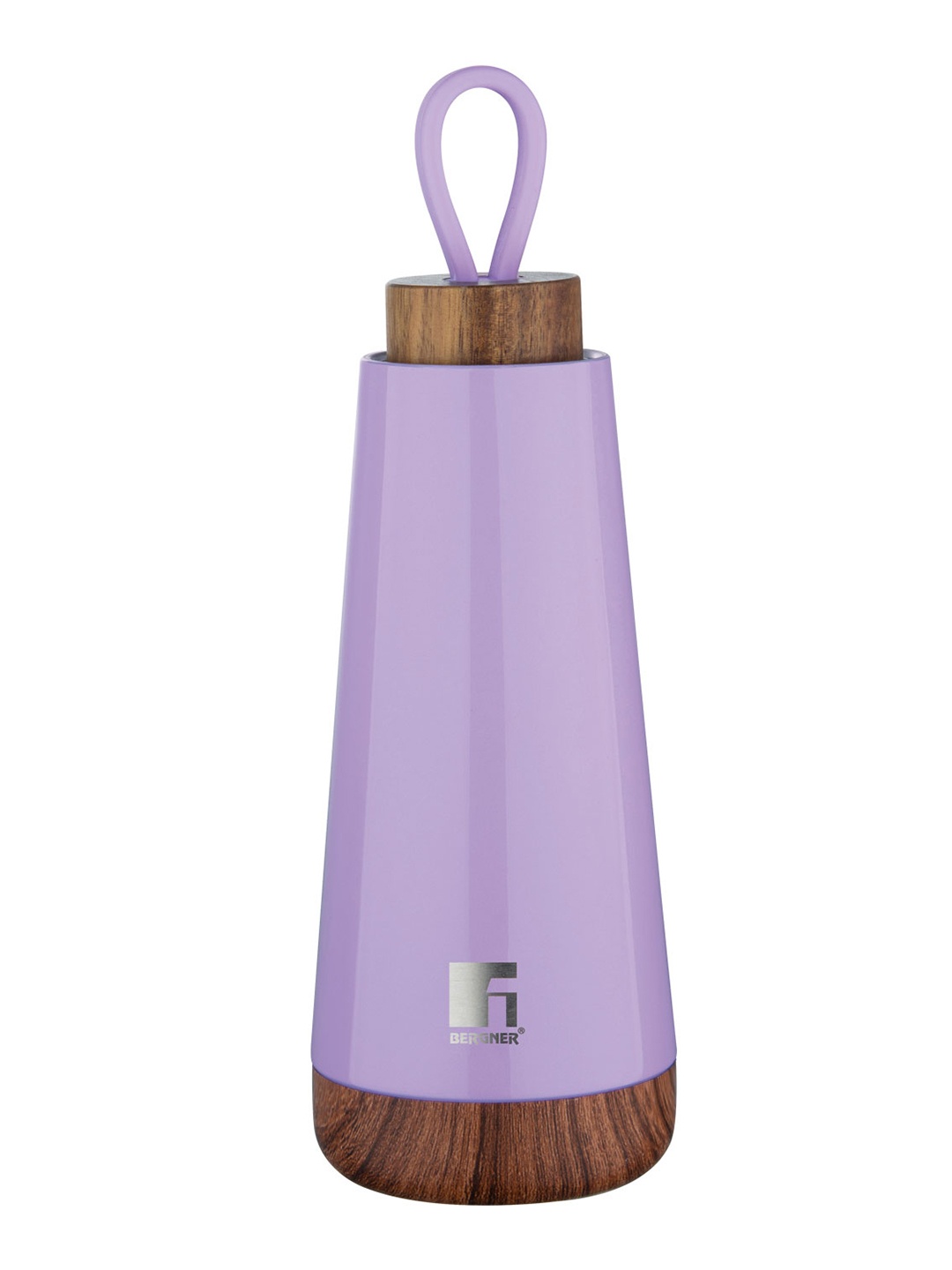 

BERGNER Purple & Brown Stainless Steel Flask Water Bottle 370ml