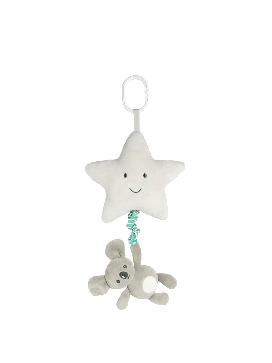 

Baby Moo Infants Soft Musical Pulling Toy, Grey
