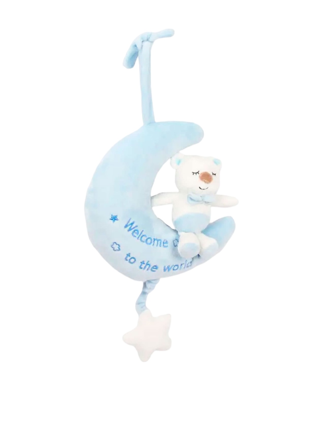 

Baby Moo Kids Soft Pulling Toy, Blue